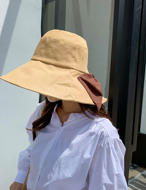 Fashion Cream Color Double-sided Sun Hat