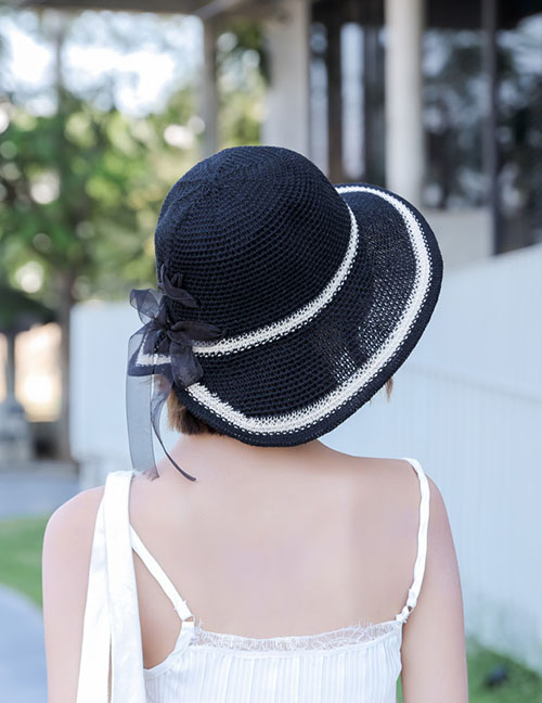 Fashion Black Big Sun Hat