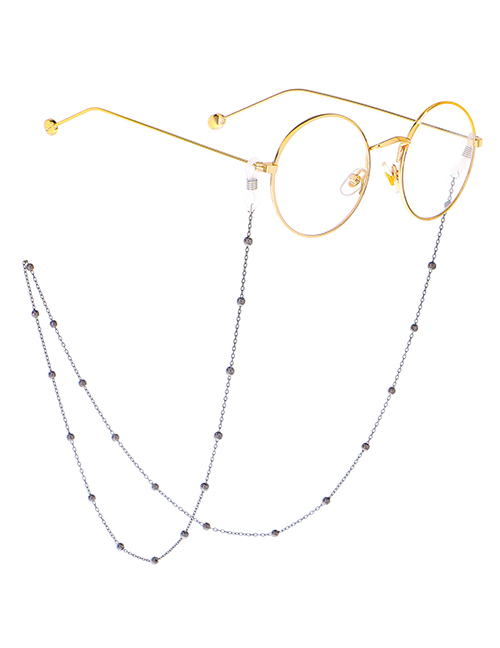 Black Beaded Glasses Chain