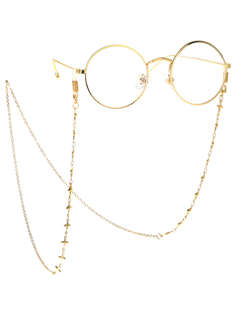 Gold Glasses Chain Necklace