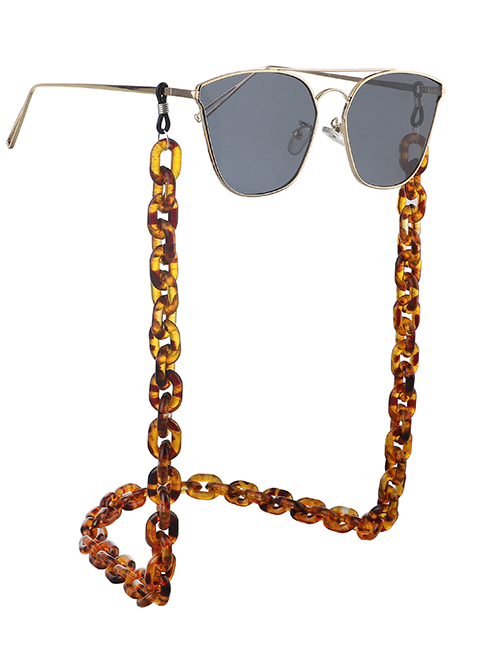 Fashion Leopard Resin Acrylic Anti-skid Glasses Chain