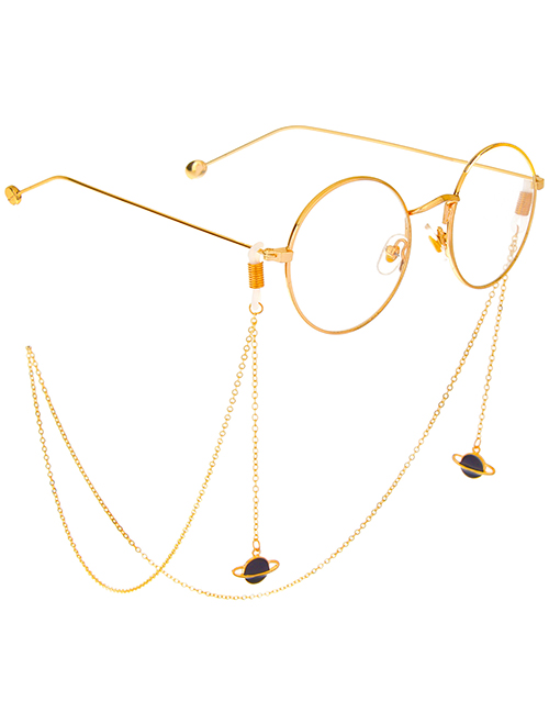 Fashion Gold Non-slip Metal Planet Glasses Chain