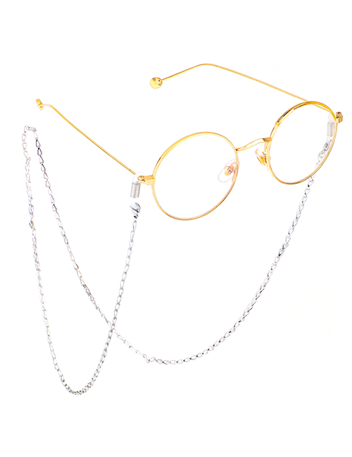 Fashion Silver Stainless Steel Triangle Color Protection Non-slip Glasses Chain