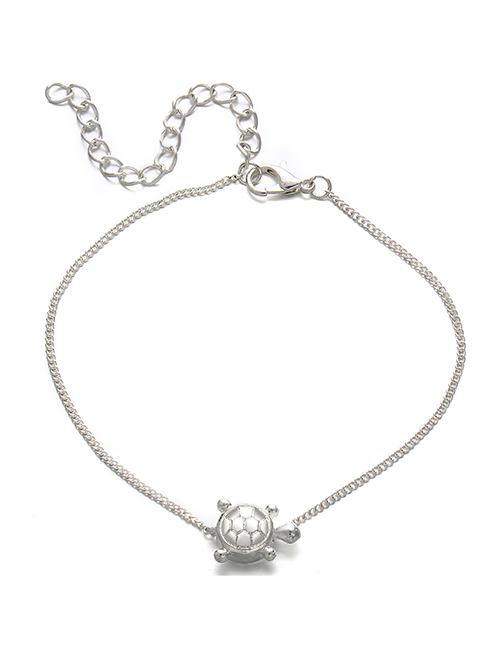 Fashion Silver Turtle Anklet