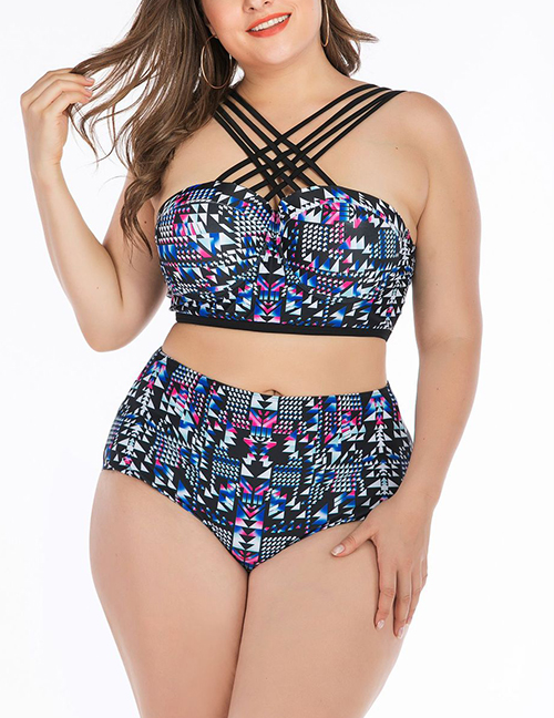 Fashion Color Steel Plate Large Cup Swimsuit