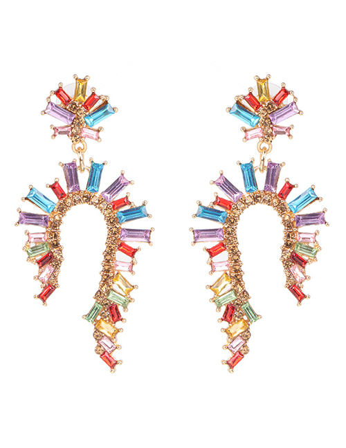 Fashion Color Flower Stud Earrings