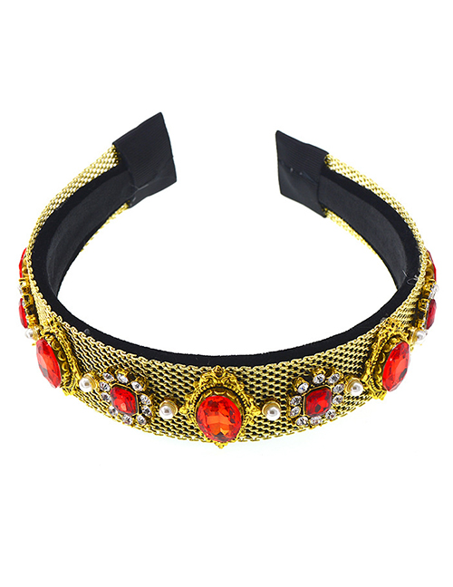 Fashion Red Diamond Jewel Headband