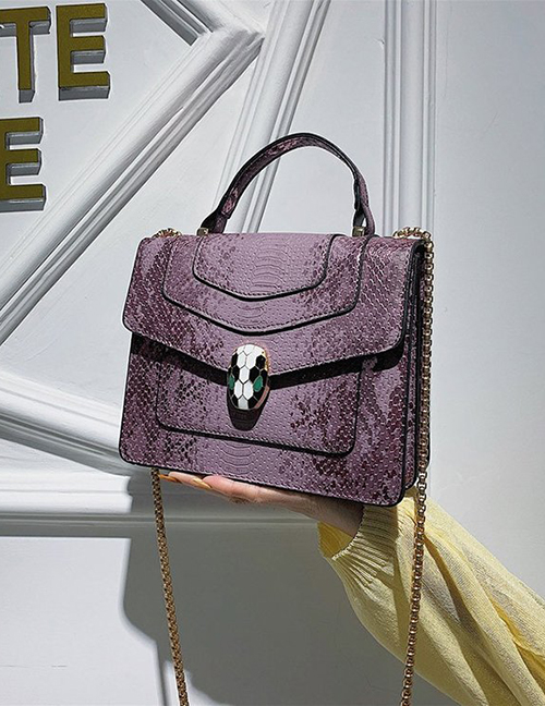 Fashion Purple Square Shape Bags