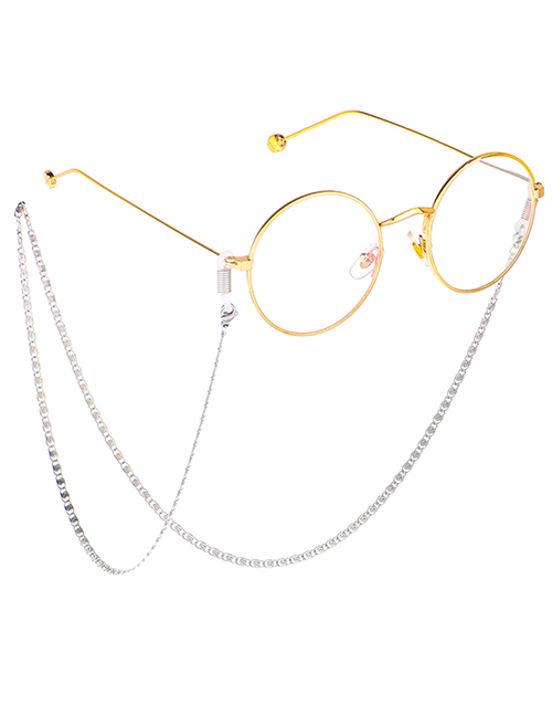 Fashion Silver Stainless Steel Chain Color Protection Anti-skid Glasses Chain