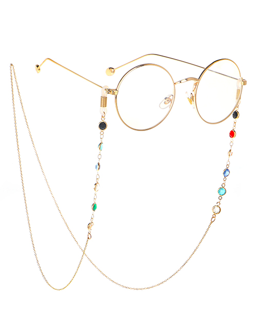 Fashion Gold Vacuum Metallized Glasses Chain