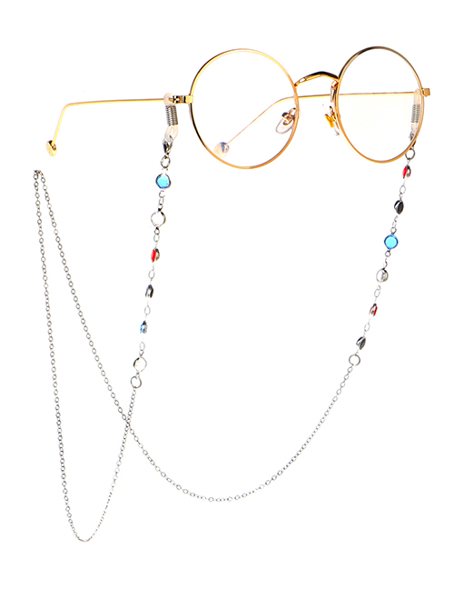 Fashion Silver Vacuum Metallized Glasses Chain