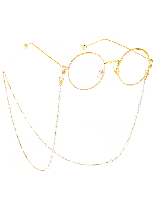 Fashion Gold Transparent Crystal Chain Glasses Chain