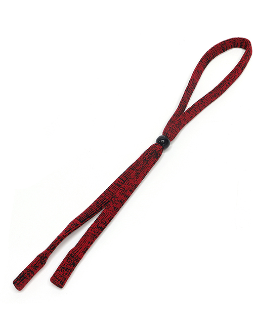 Fashion Red High Elastic Round Rope Anti-skid Glasses Chain