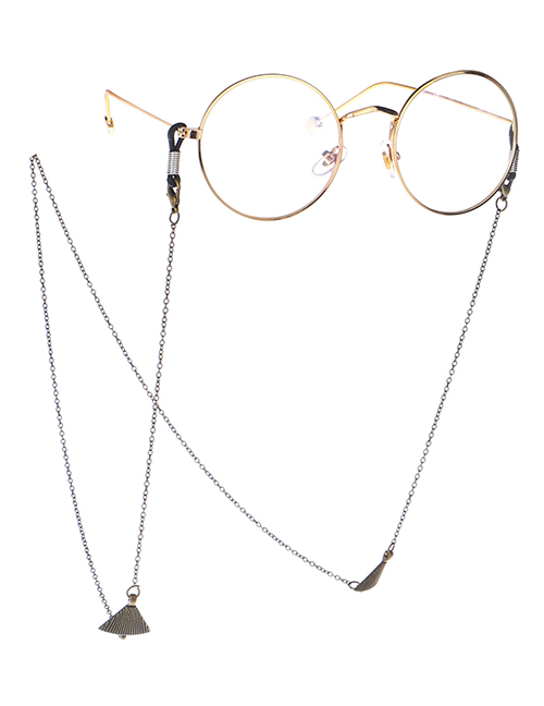 Fashion Bronze Triangle Glasses Chain