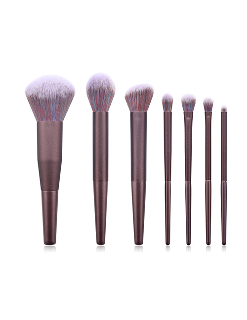Fashion Purple 7 Stick Makeup Brush