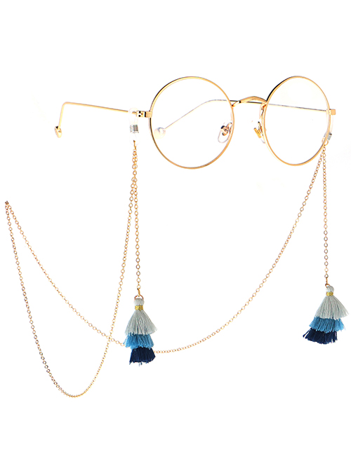 Fashion Gold Metal Fringed Tree Glasses Chain