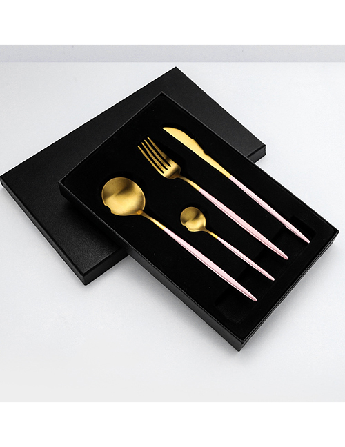 Fashion 4-piece Gift Box (without Tableware) 304 Stainless Steel Cutlery Cutlery Set
