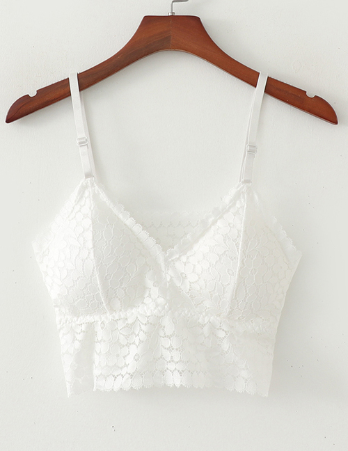 Fashion White Lace Wrapped Chest