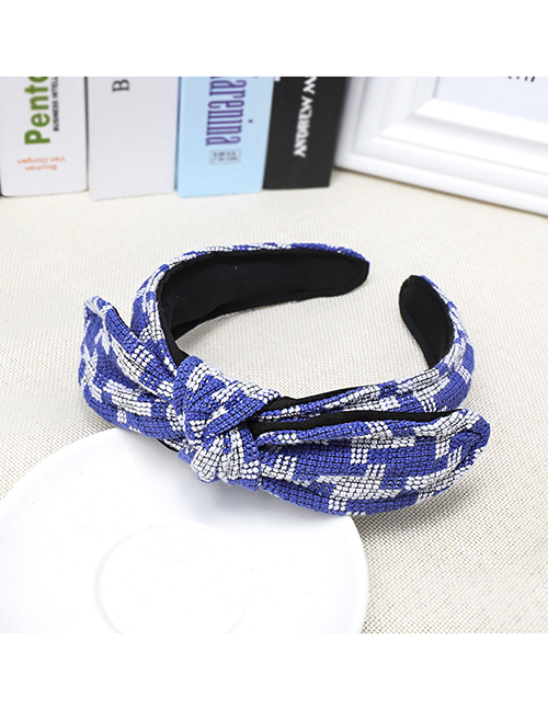 Fashion Royal Blue Ribbon Bow Headband Color Ribbon Bow Headband