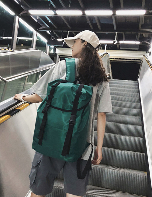 Fashion Green Drawstring Backpack
