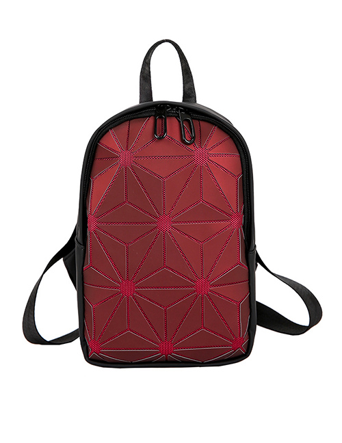 Fashion Red Laser Backpack