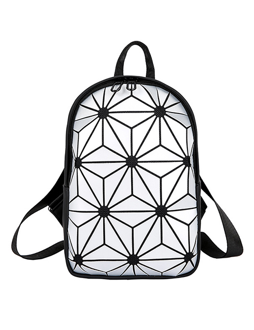 Fashion Silver Laser Backpack