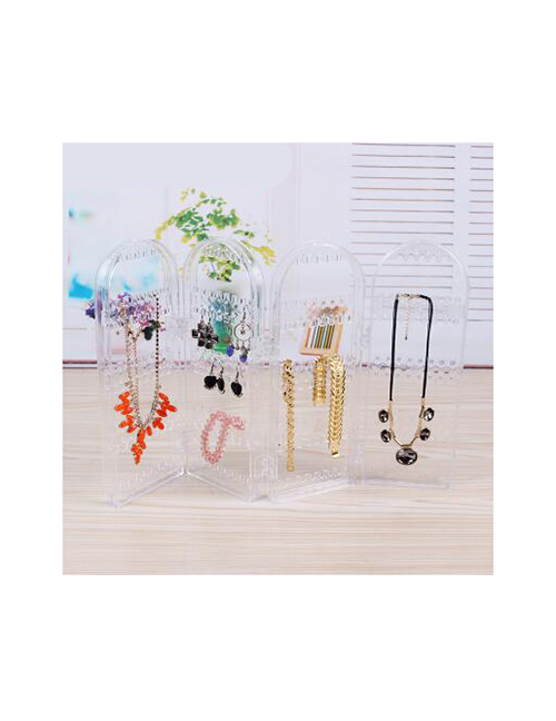 Fashion 4 Transparent Screen Type Jewelry Display Stand