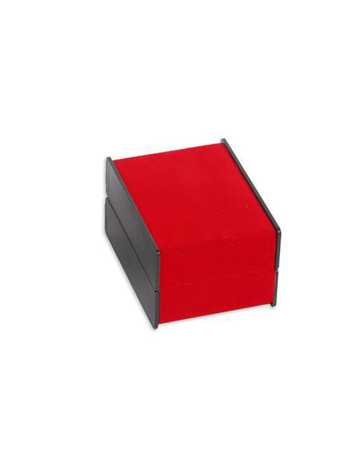 Fashion Red Suede Portable Watch Display Case