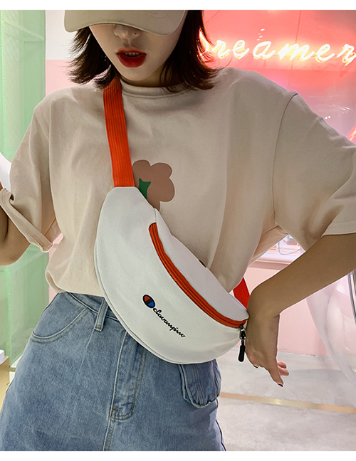 Fashion Red Personality Harajuku Print Crossbody Bag