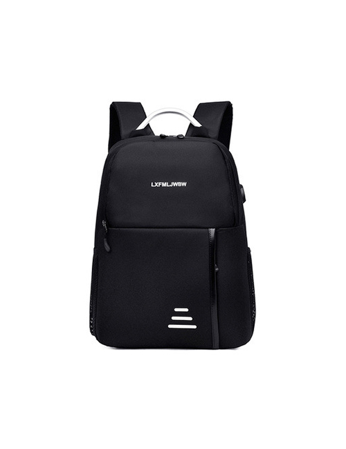 Fashion Black Oxford Backpack