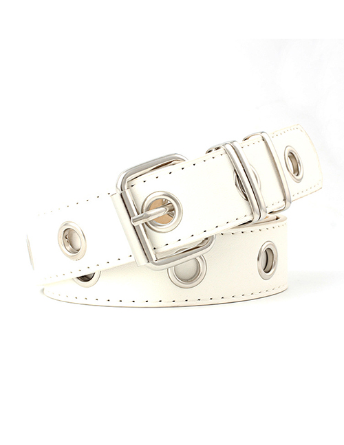 Fashion White (no Chain) Flow Ring Decorative Chain Belt