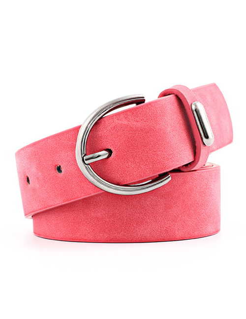 Fashion Red Pin Buckle Belt