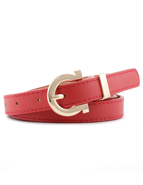 Fashion Red Fashion Candy Color Decorative Belt