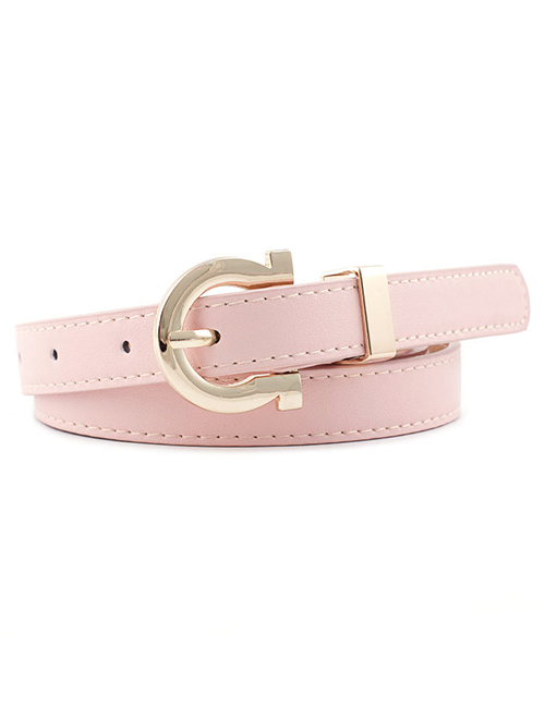 Fashion Pink Fashion Candy Color Decorative Belt