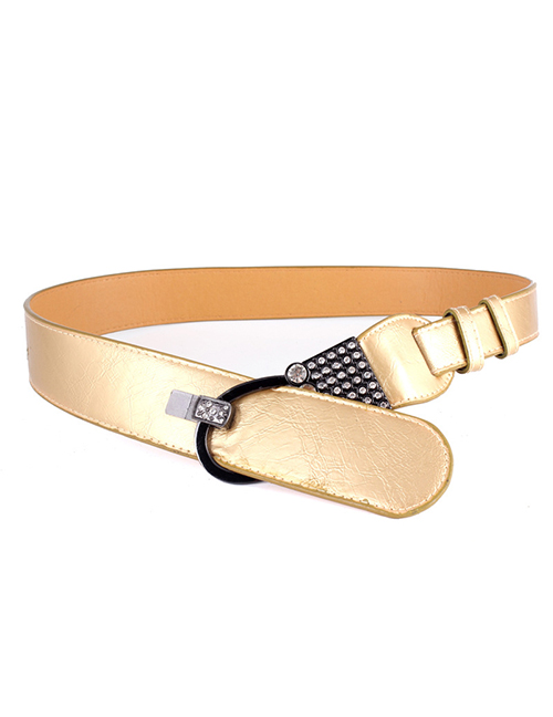 Fashion Gold Wide Belt