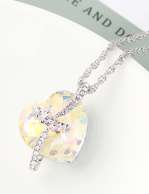 Fashion Colorful White Crystal Necklace - Love Is Eternal