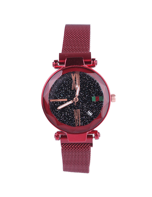 Fashion Red Tape Watch Starry Sky Watch
