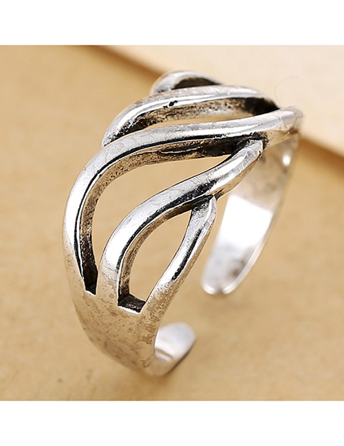 Fashion Silver Openwork Ring