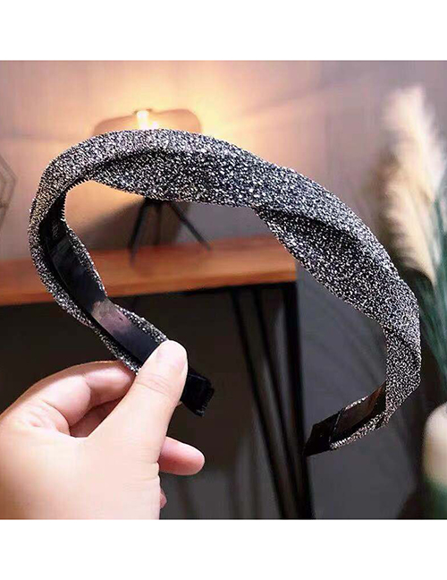 Fashion Silver Toothed Anti-slip Braided Head