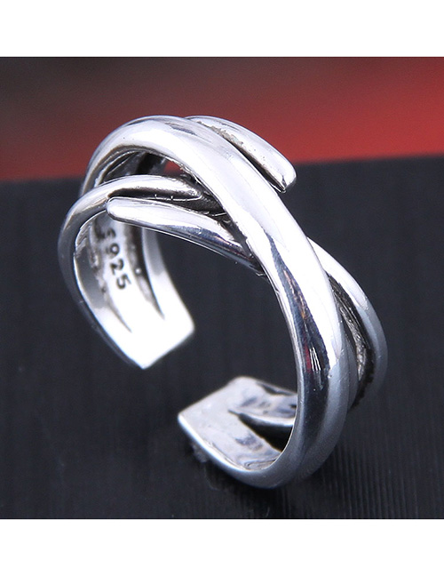 Fashion Silver Geometric Open Ring