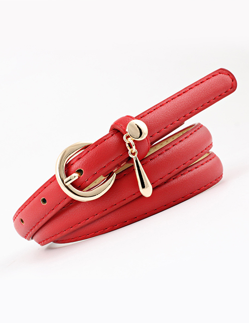 Fashion Red Pendant Belt