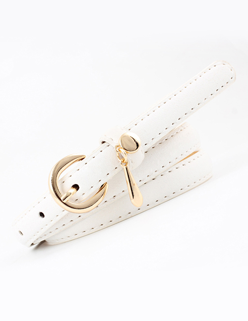 Fashion White Pendant Belt