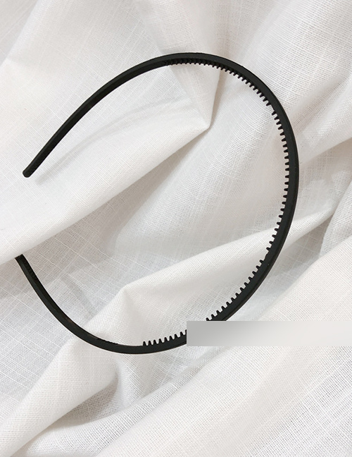 Fashion Superfine-black Frosted Very Fine Toothed Headband