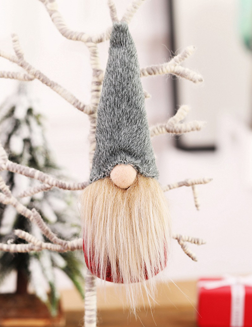 Fashion H Gray Section No Face Doll No Hand Ornaments Faceless Doll Small Christmas Tree Pendant