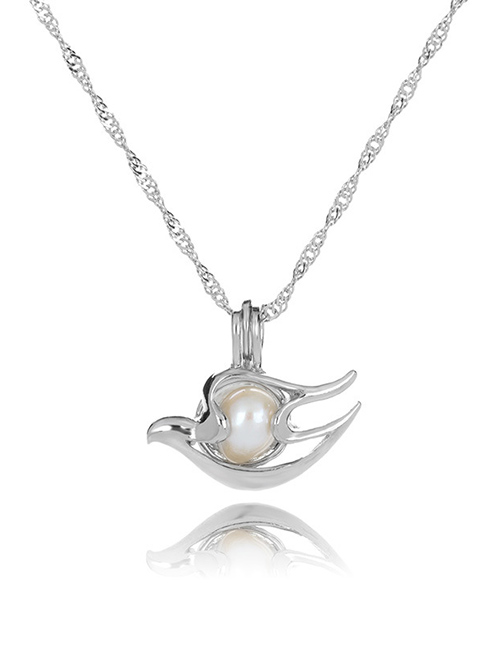 Fashion Haiyan Pearl Openwork Oyster Cage Necklace
