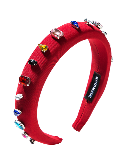 Fashion Red Diamond-encrusted Headband