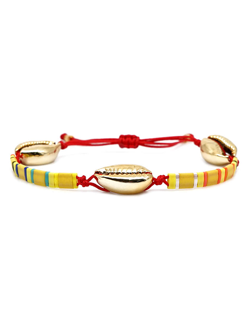 Fashion Color Beaded Beaded Natural Shell Bracelet