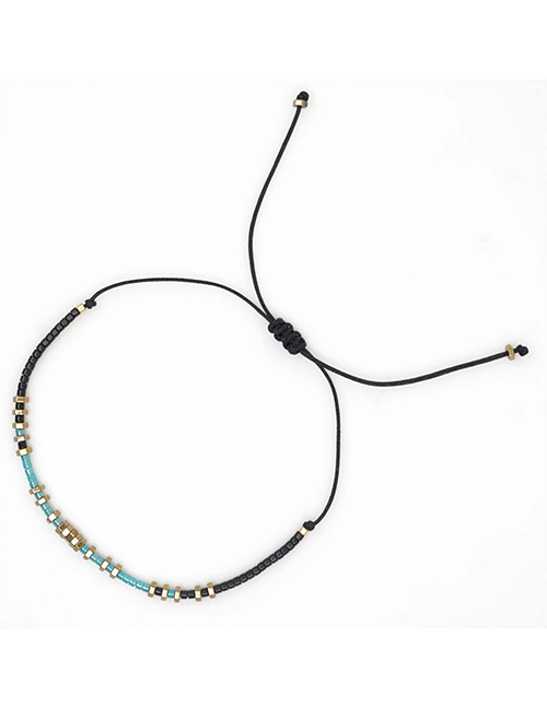 Fashion Color Rice Beads Woven Bracelet