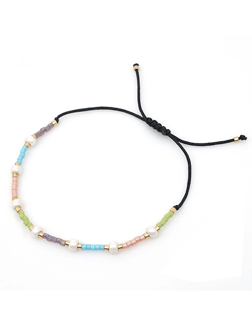 Fashion Color Beaded Beads Braided Bracelet