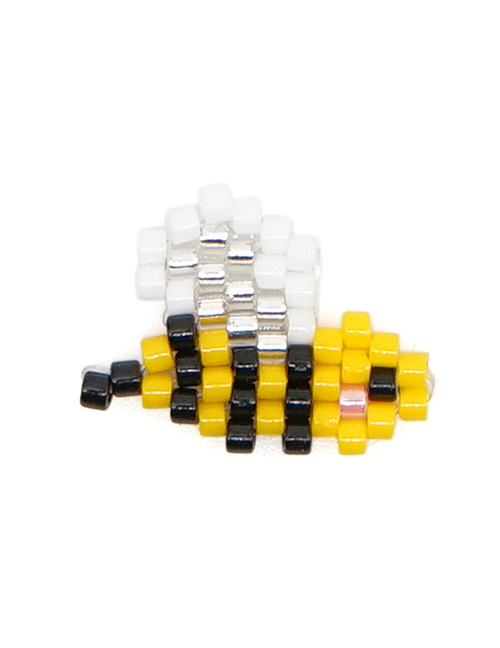 Fashion Yellow Bee Rice Beads Weaving Accessories